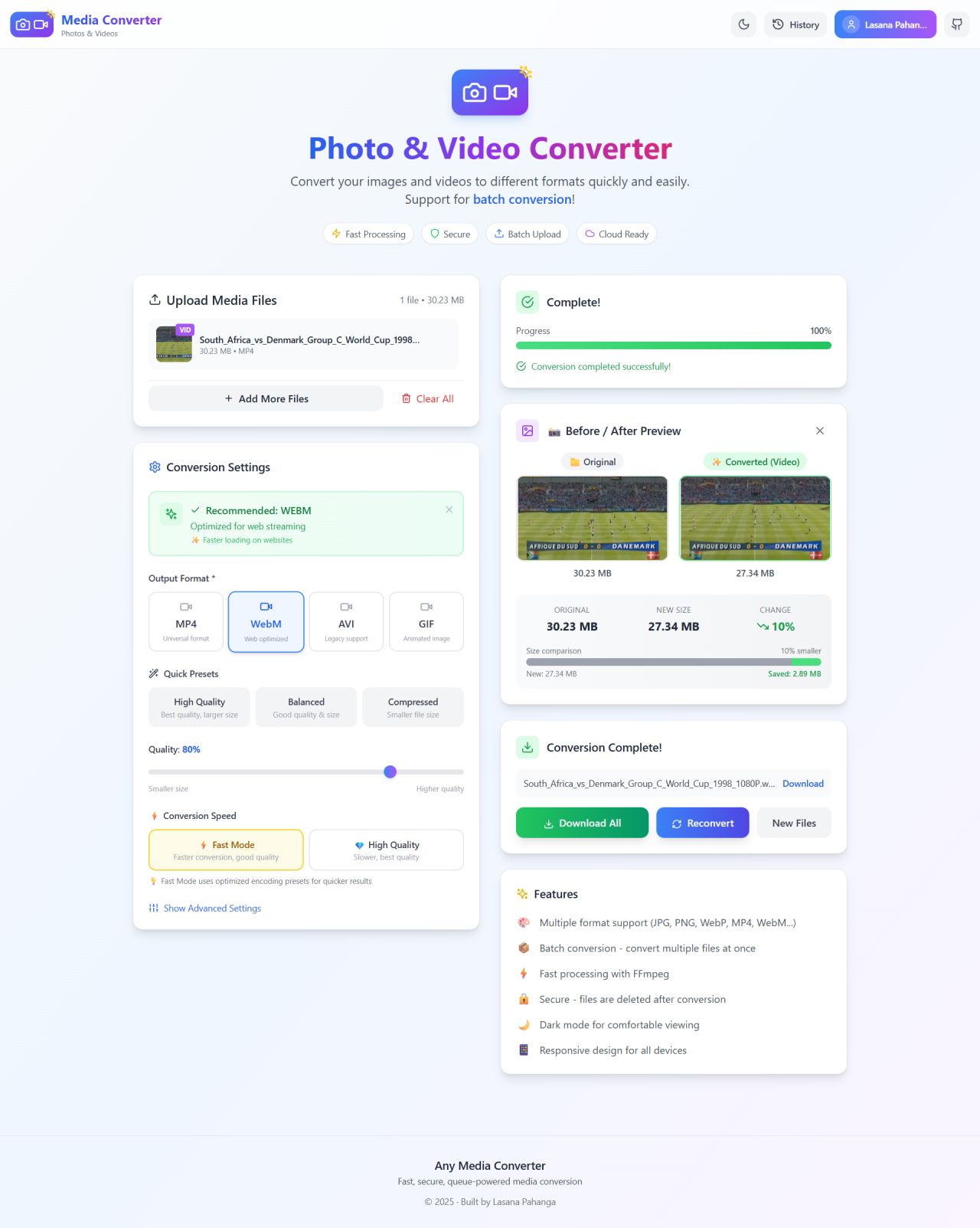 Media Converter Screenshot 4